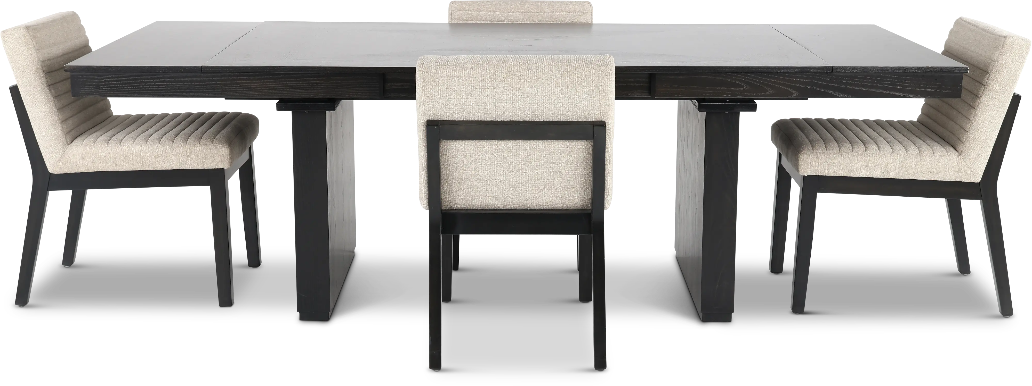 Jax Dark Brown 5 Piece Dining Set-4