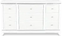 Celeste Sparkle White Dresser | RC Willey