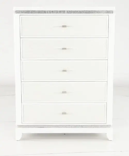 Celesta 80 Low chest ホワイト 5段チェスト Celesta 80 Low chest ホワイト 5段チェスト
