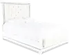 Celeste Sparkle White Queen Upholstered Bed