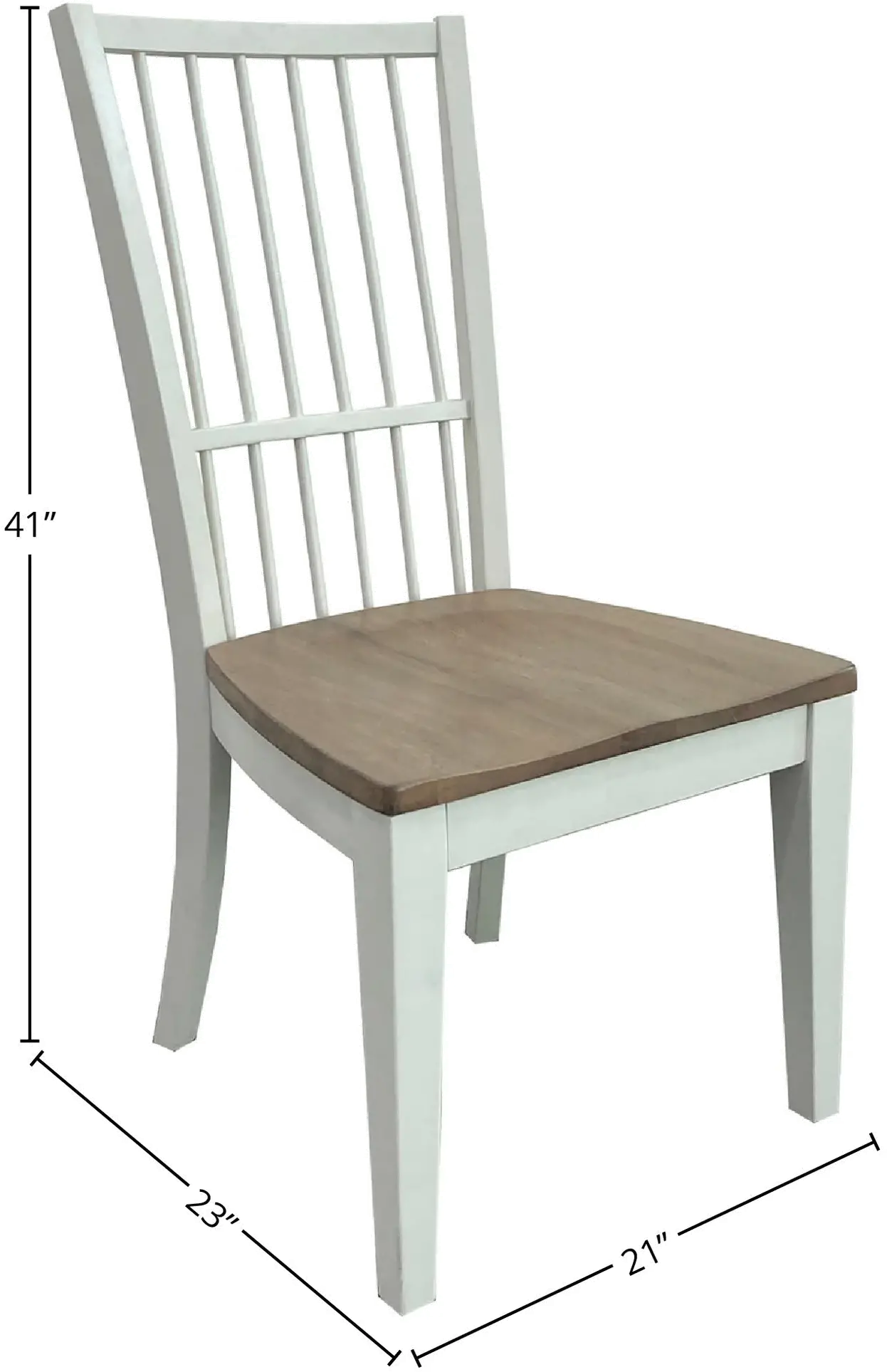 Americana White Dining Room Chair-2