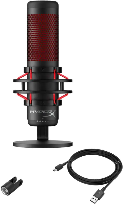 HyperX QuadCast - USBマイク（ブラック-レッド） Amazon.co.jp: HyperX QuadCast 2 コンデンサーマイク USBマイク