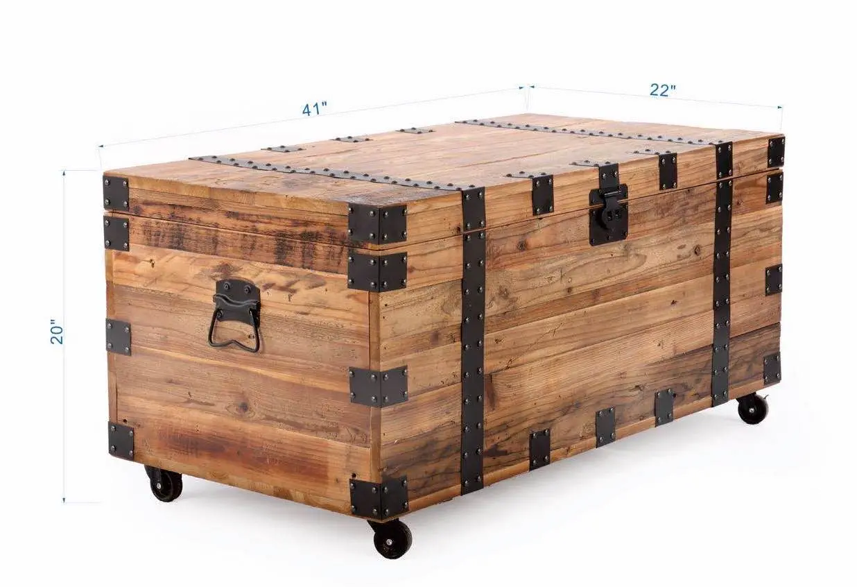 Brixton 41  Natural Pine Trunk Table-6