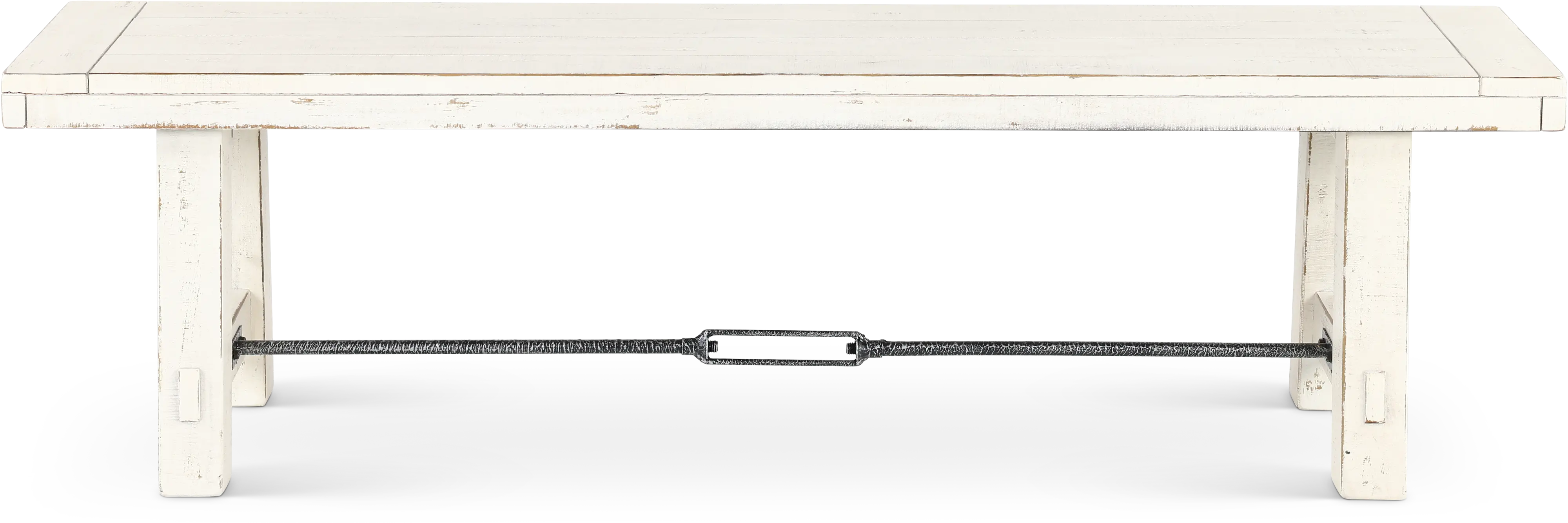 Marina White Sand Dining Bench-4