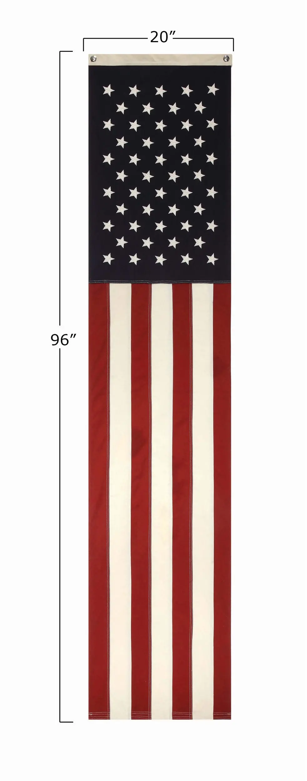 DA4449/AMERICN-BANER 96 Inch Cotton Americana Banner-2