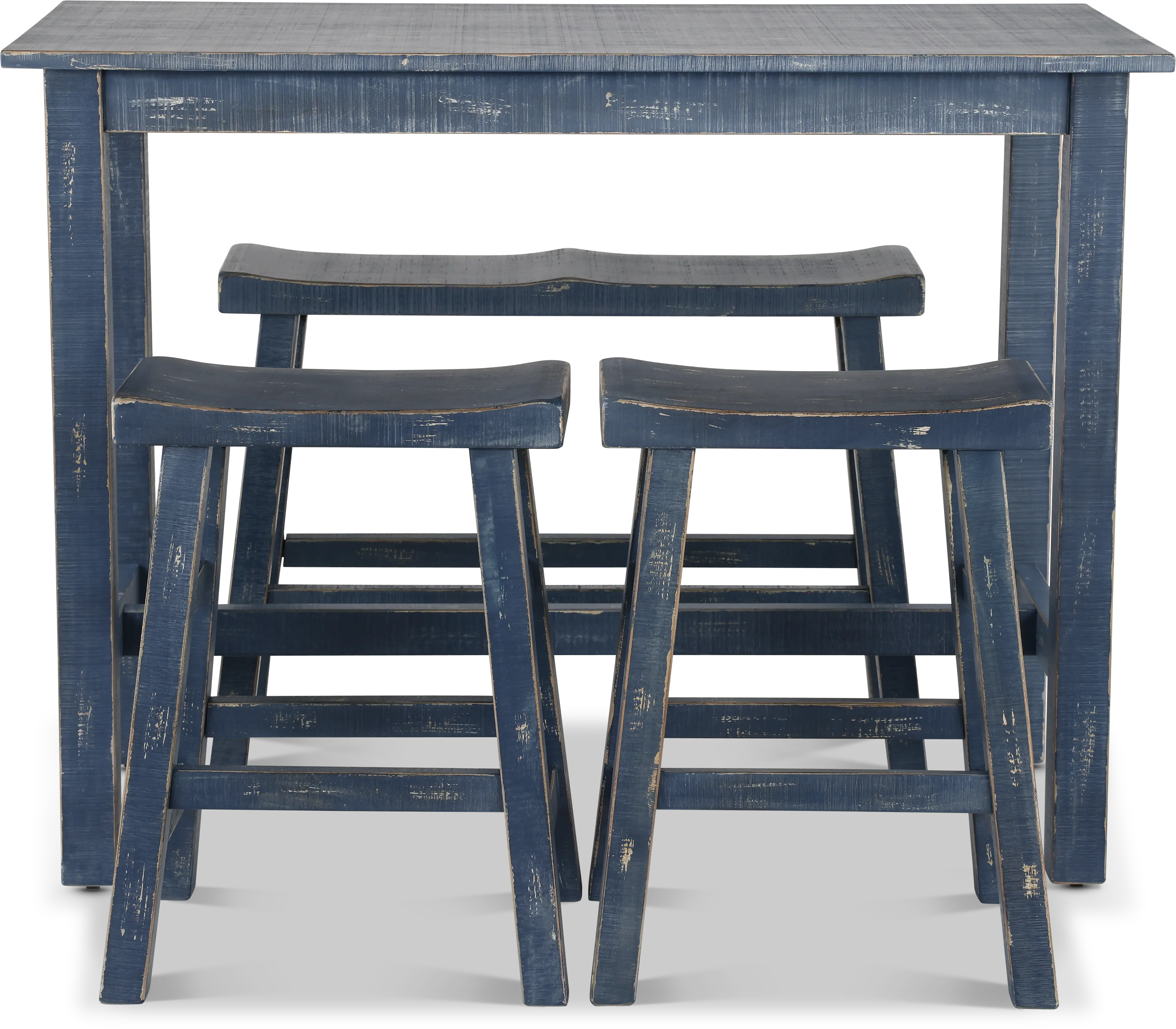 Beach Haven Blue Counter Height Dining Bench-6