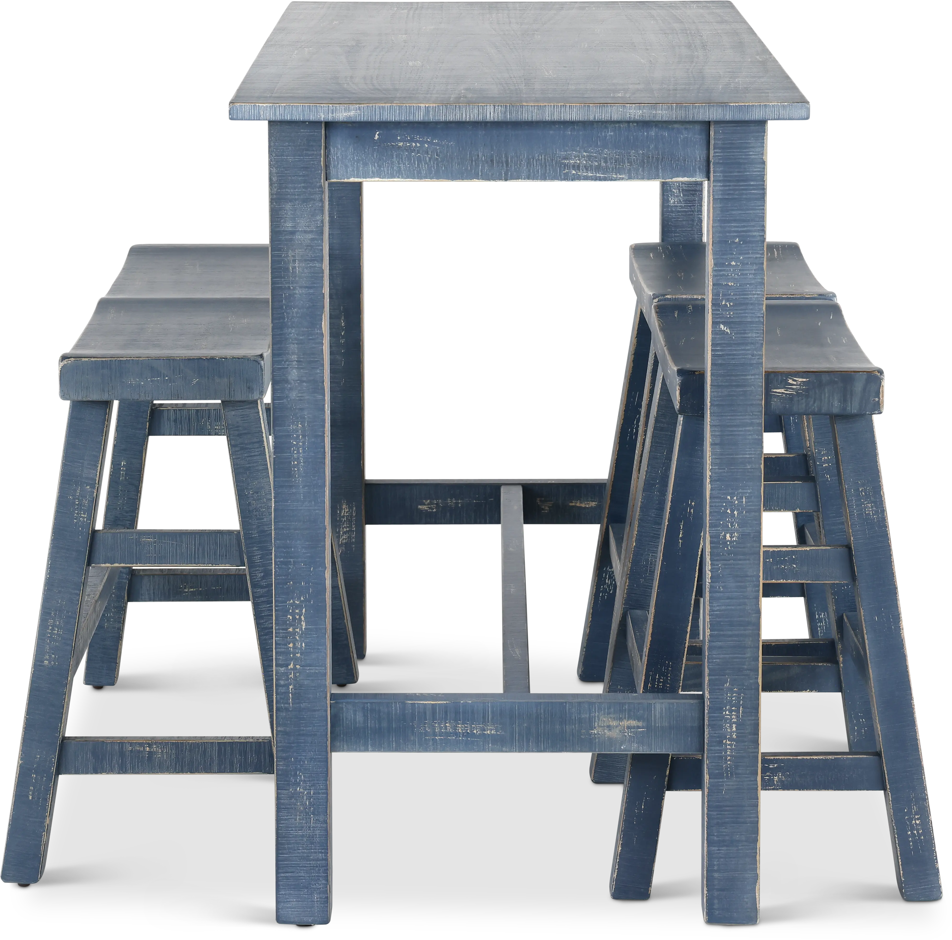 Beach Haven Blue 4 Piece Counter Height Dining Set-7