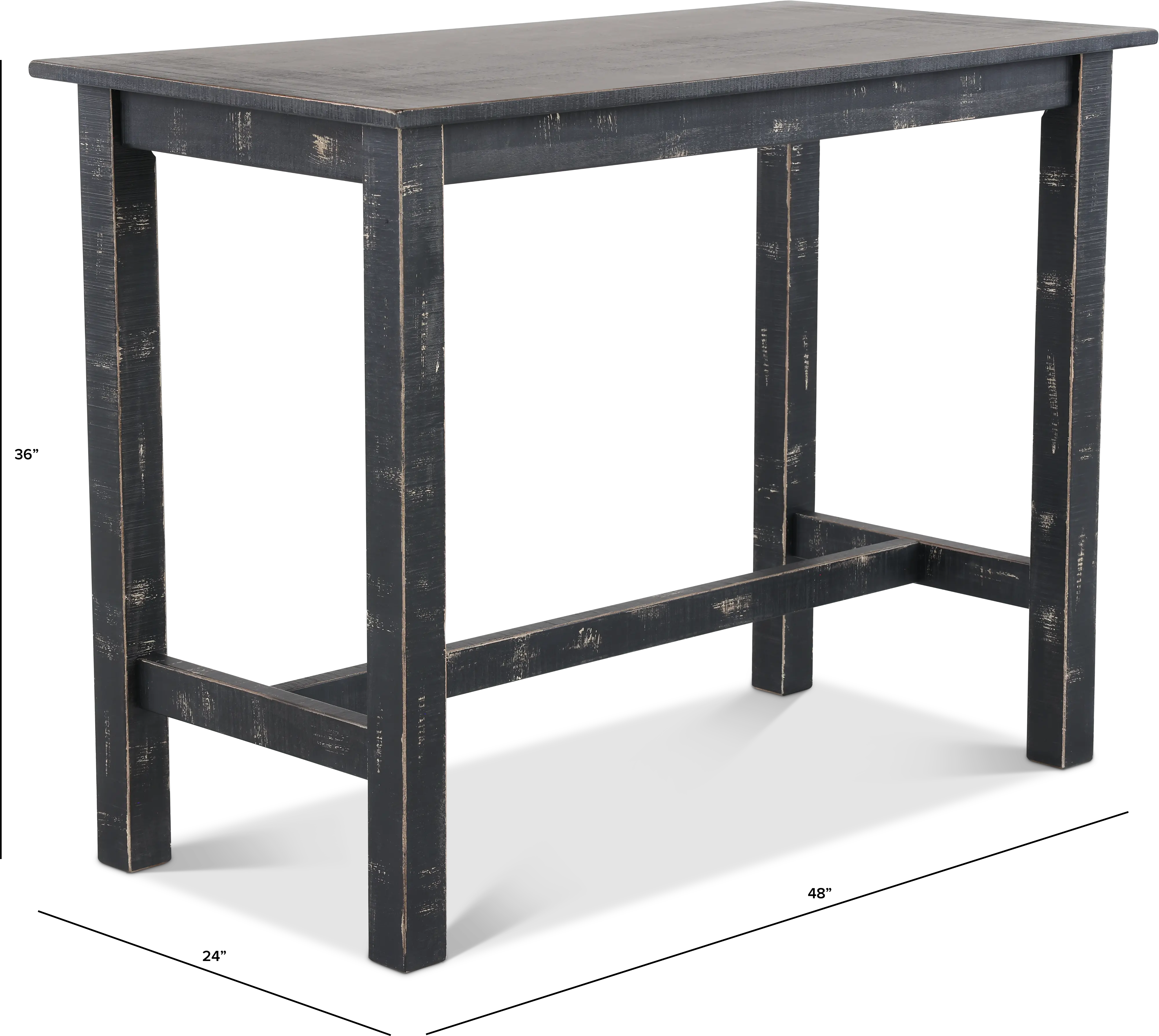 Beach Have Black Counter Height Dining Table-3