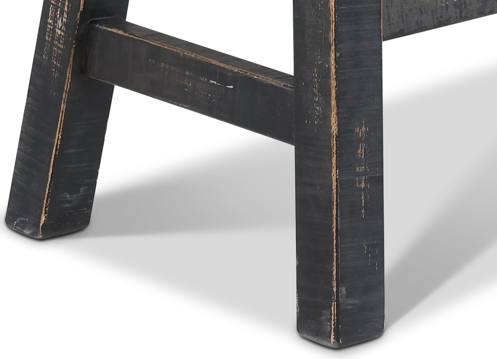 Beach Haven Black Counter Height Dining Bench-2