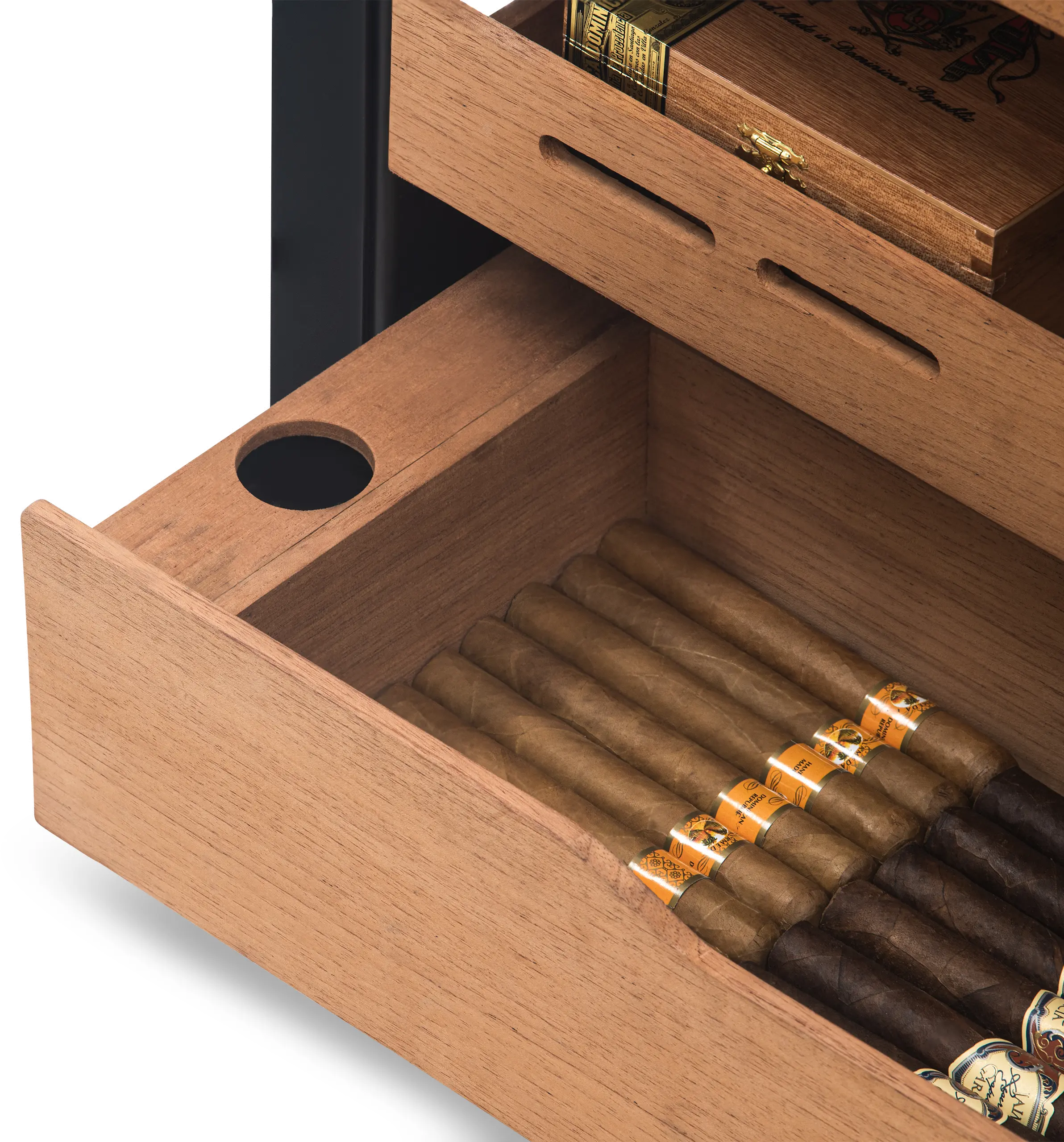 NCH1K5BK00 NewAir 1,500 Count Electric Cigar Humidor - Black-5