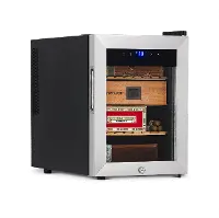 NCH250SS00 NewAir 250 Count Electric Cigar Humidor - Stainless Steel