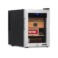 NCH250SS01 NewAir 250 Count Electric Cigar Humidor - Stainless Steel