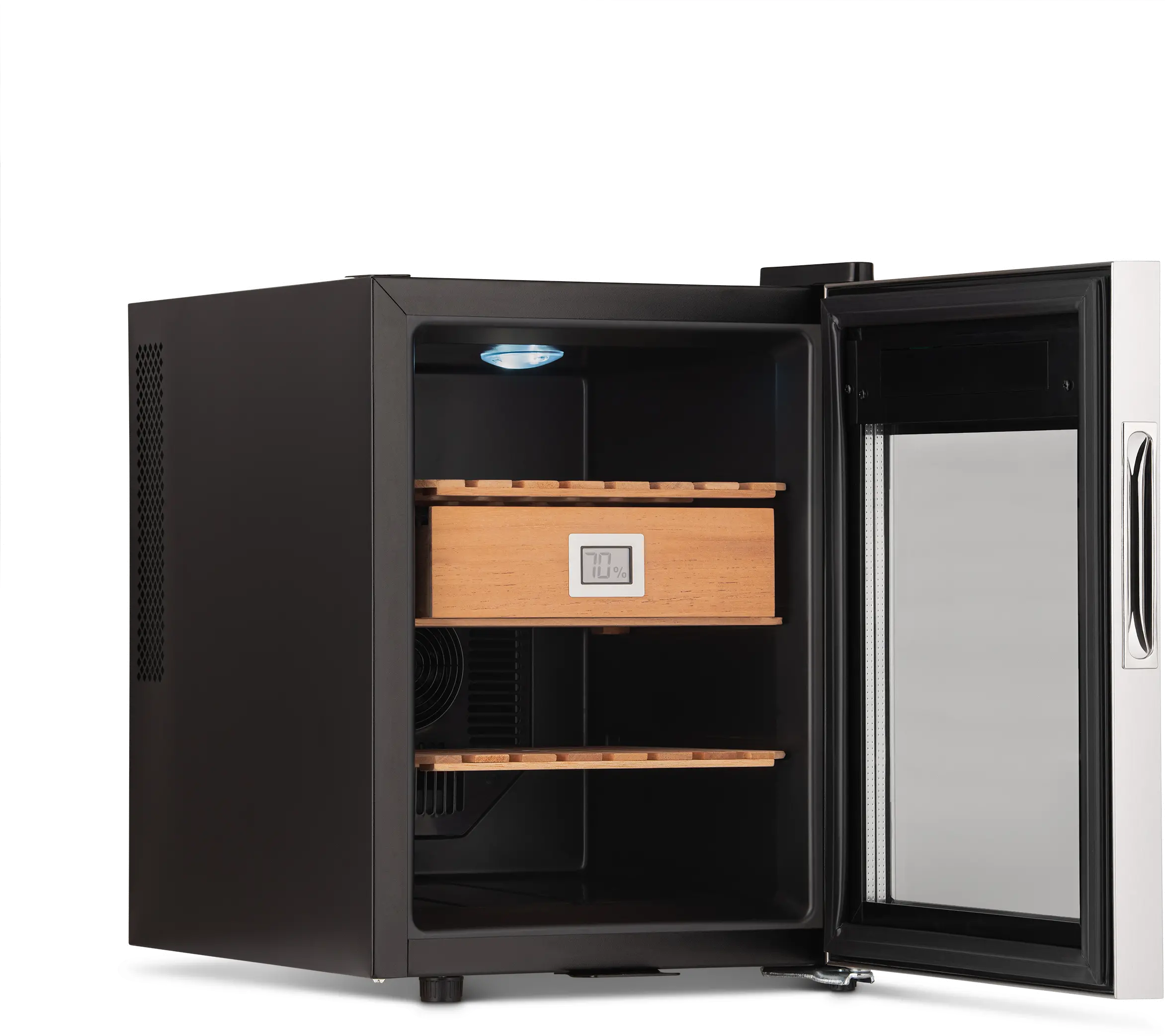 NCH250SS01 NewAir 250 Count Electric Cigar Humidor - Stainless Steel-3