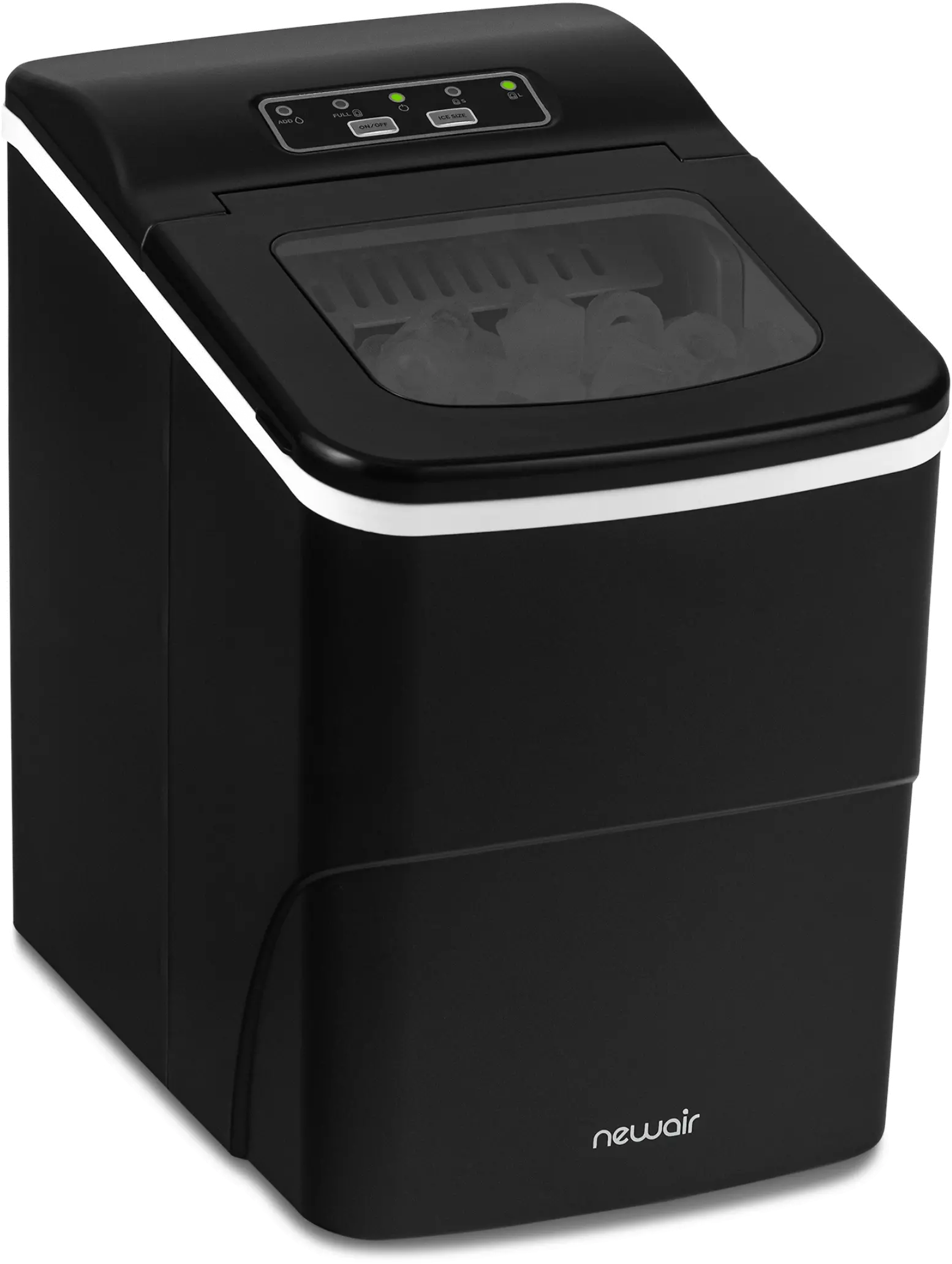 NIM026MB00 NewAir Matte Black Countertop Ice Maker-1