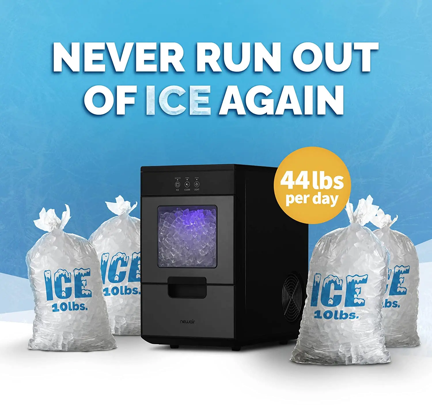 NIM044BS00 NewAir Nugget Countertop Ice Maker - Self Cleaning-7