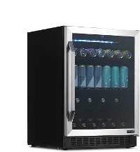 NWB180SS00 NewAir FlipShelf™ 24  Wine and Beverage Fridge - Stainless Steel