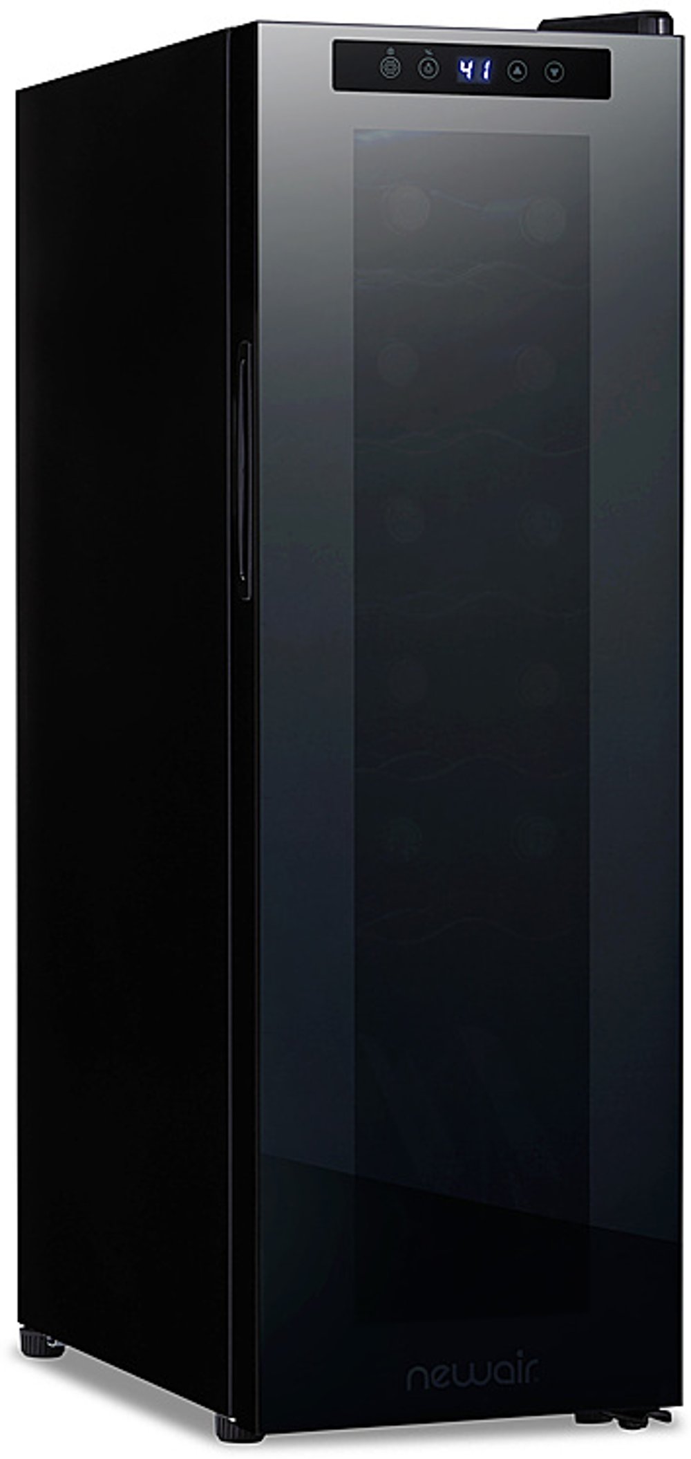 Newair® Shadowᵀᴹ Series 12 Bottle Wine Cooler Refrigerator - Black