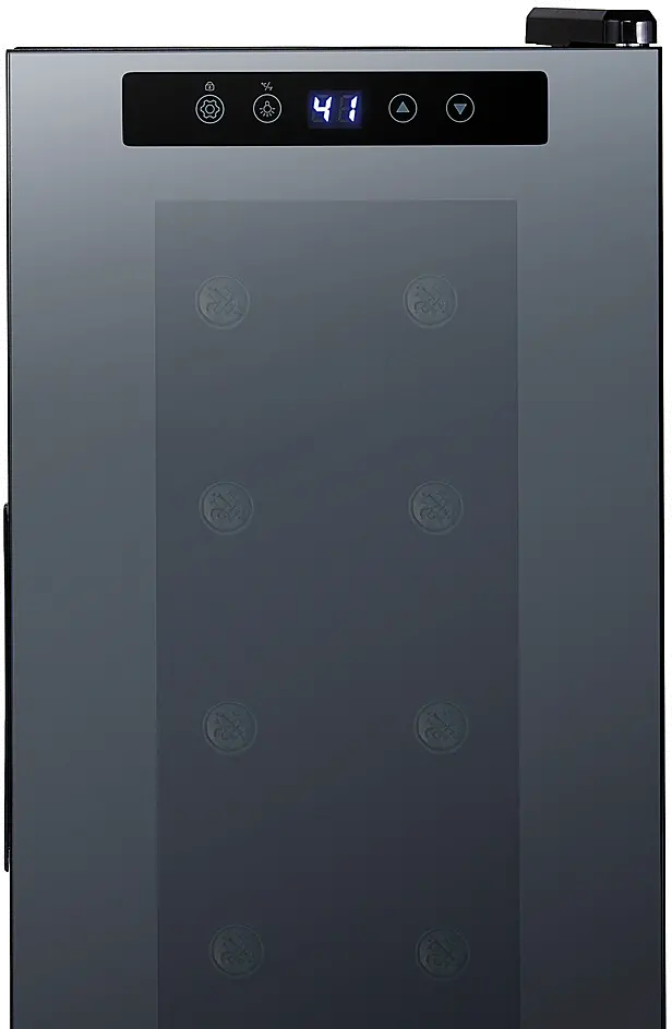 NWC012BK00 Newair® Shadowᵀᴹ Series 12 Bottle Wine Cooler Refrigerator - Black-2
