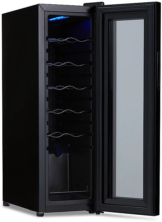 NWC012BK00 Newair® Shadowᵀᴹ Series 12 Bottle Wine Cooler Refrigerator - Black-4
