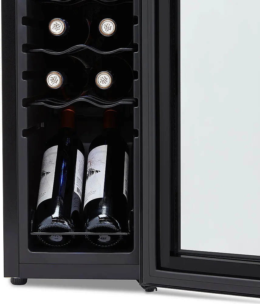 NWC012BK00 Newair® Shadowᵀᴹ Series 12 Bottle Wine Cooler Refrigerator - Black-8
