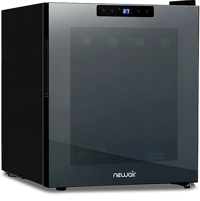 NWC016BK00 NewAir® Shadowᵀᴹ Series 16 Bottle Wine Cooler Refrigerator - Black-3