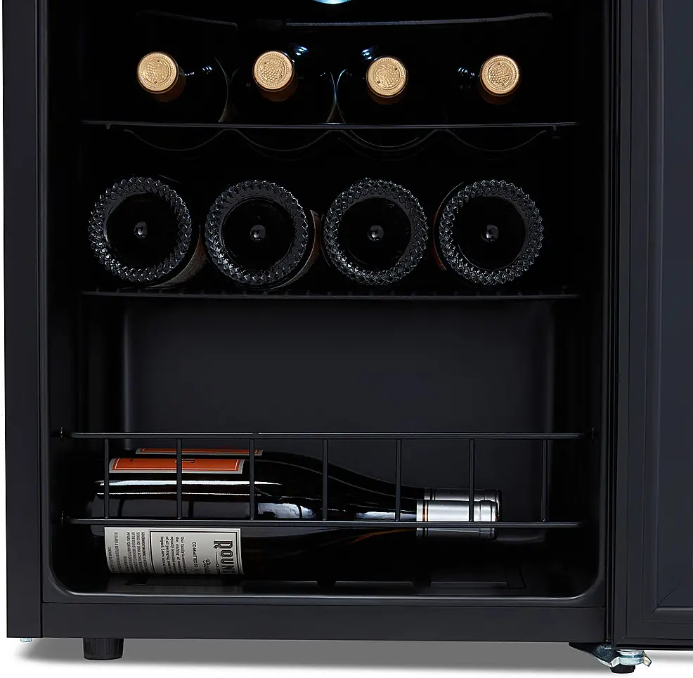 NWC016BK00 NewAir® Shadowᵀᴹ Series 16 Bottle Wine Cooler Refrigerator - Black-4