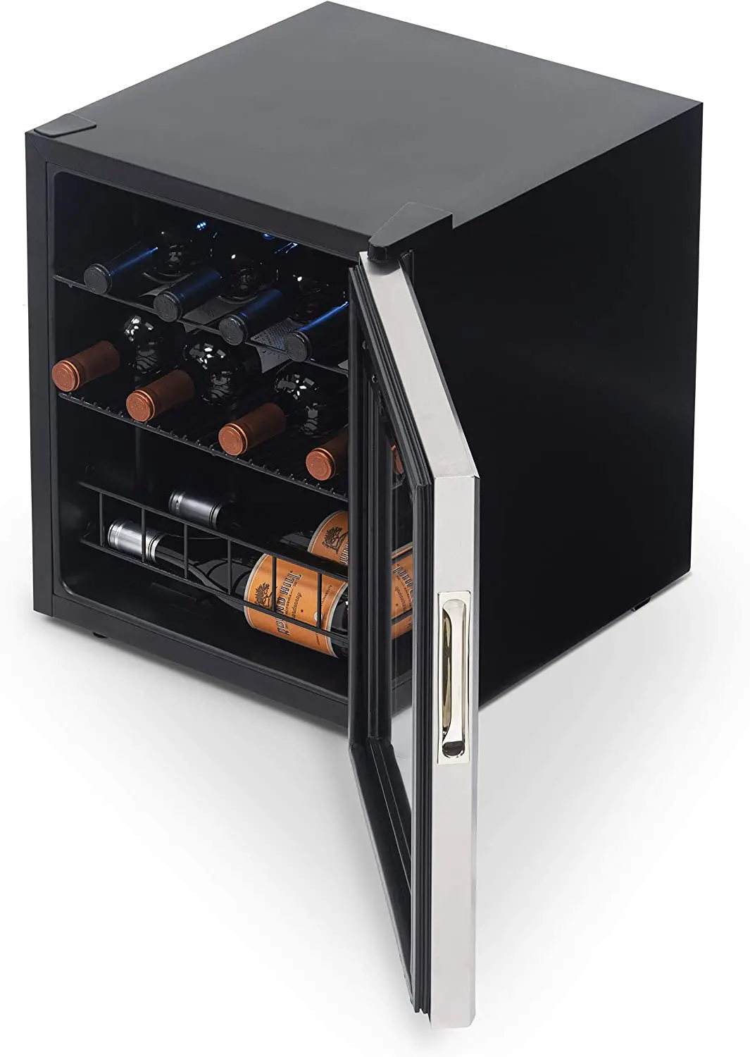 NWC023SS00 NewAir 23 Bottle Freestanding Compressor Wine Fridge - Stainless Steel-4