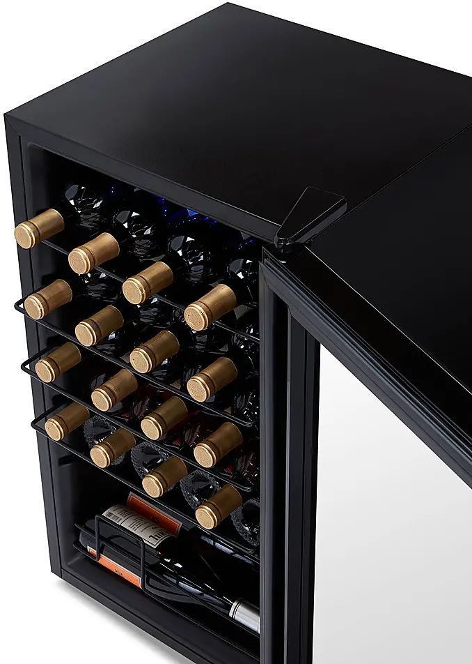 NWC024BK00 NewAir® Shadowᵀᴹ Series 24 Bottle Wine Cooler Refrigerator - Black-2