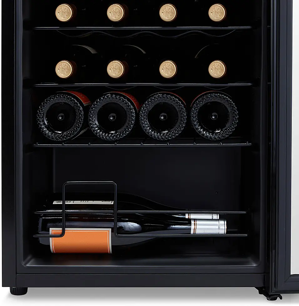 NWC024BK00 NewAir® Shadowᵀᴹ Series 24 Bottle Wine Cooler Refrigerator - Black-6
