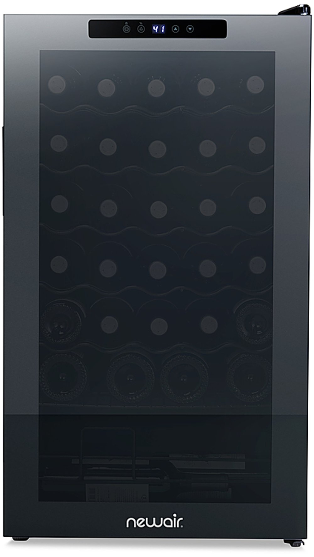 Newair Shadowᵀᴹ Series 34 Bottle Wine Cooler Refrigerator - Black