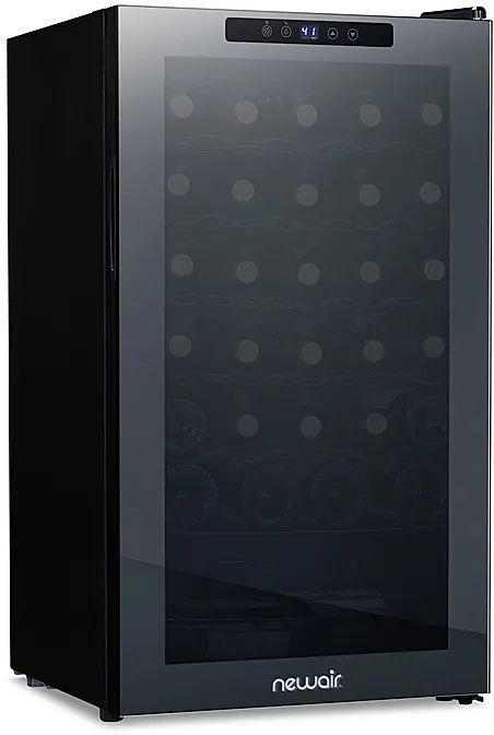 NWC034BK00 Newair Shadowᵀᴹ Series 34 Bottle Wine Cooler Refrigerator - Black-1