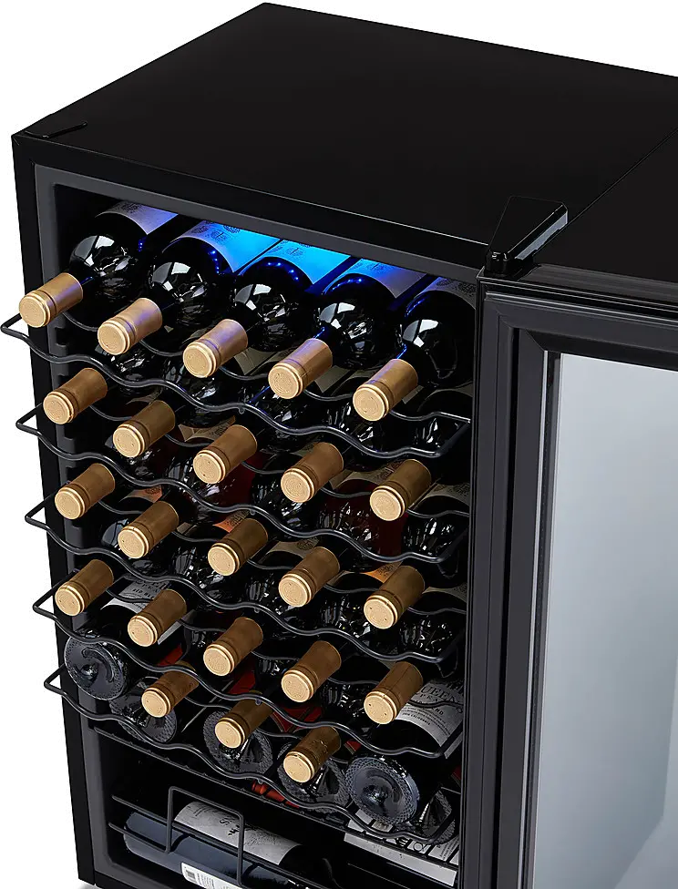 NWC034BK00 Newair Shadowᵀᴹ Series 34 Bottle Wine Cooler Refrigerator - Black-3