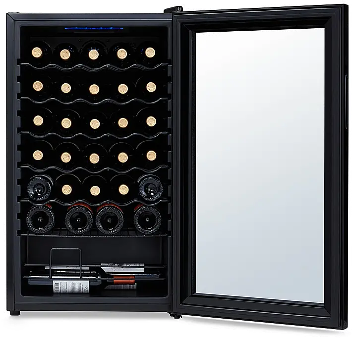 NWC034BK00 Newair Shadowᵀᴹ Series 34 Bottle Wine Cooler Refrigerator - Black-5