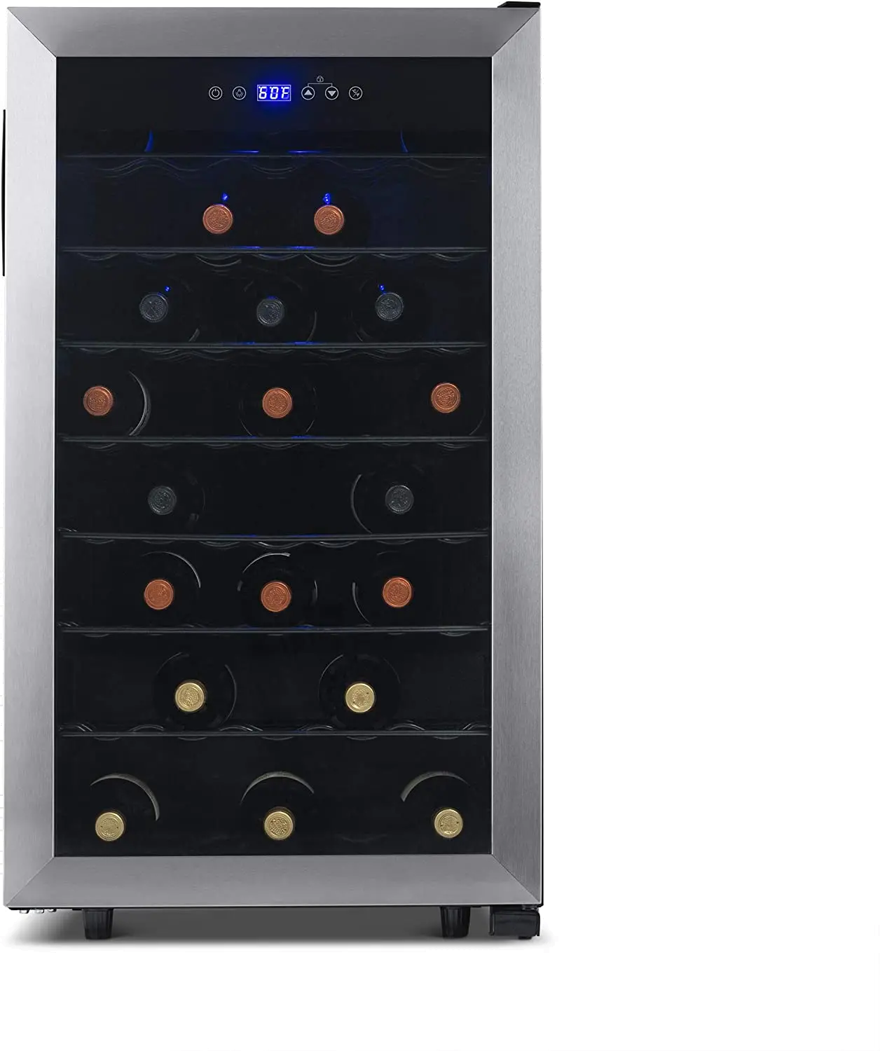 NWC050SS00 NewAir Freestanding 50 Bottle Compressor Wine Fridge - Stainless Steel-2