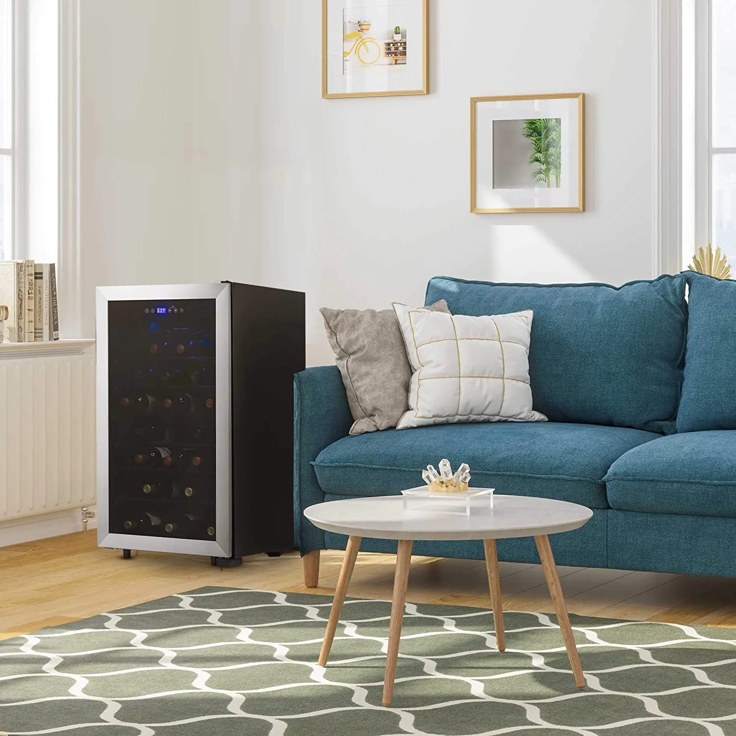 NWC050SS00 NewAir Freestanding 50 Bottle Compressor Wine Fridge - Stainless Steel-10
