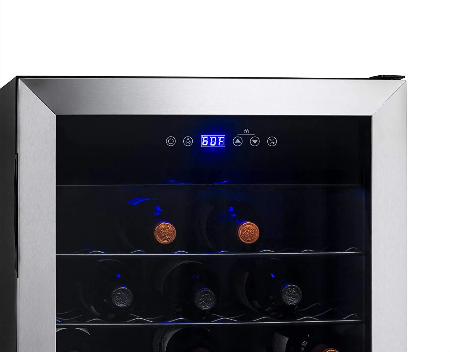 NWC050SS00 NewAir Freestanding 50 Bottle Compressor Wine Fridge - Stainless Steel-5