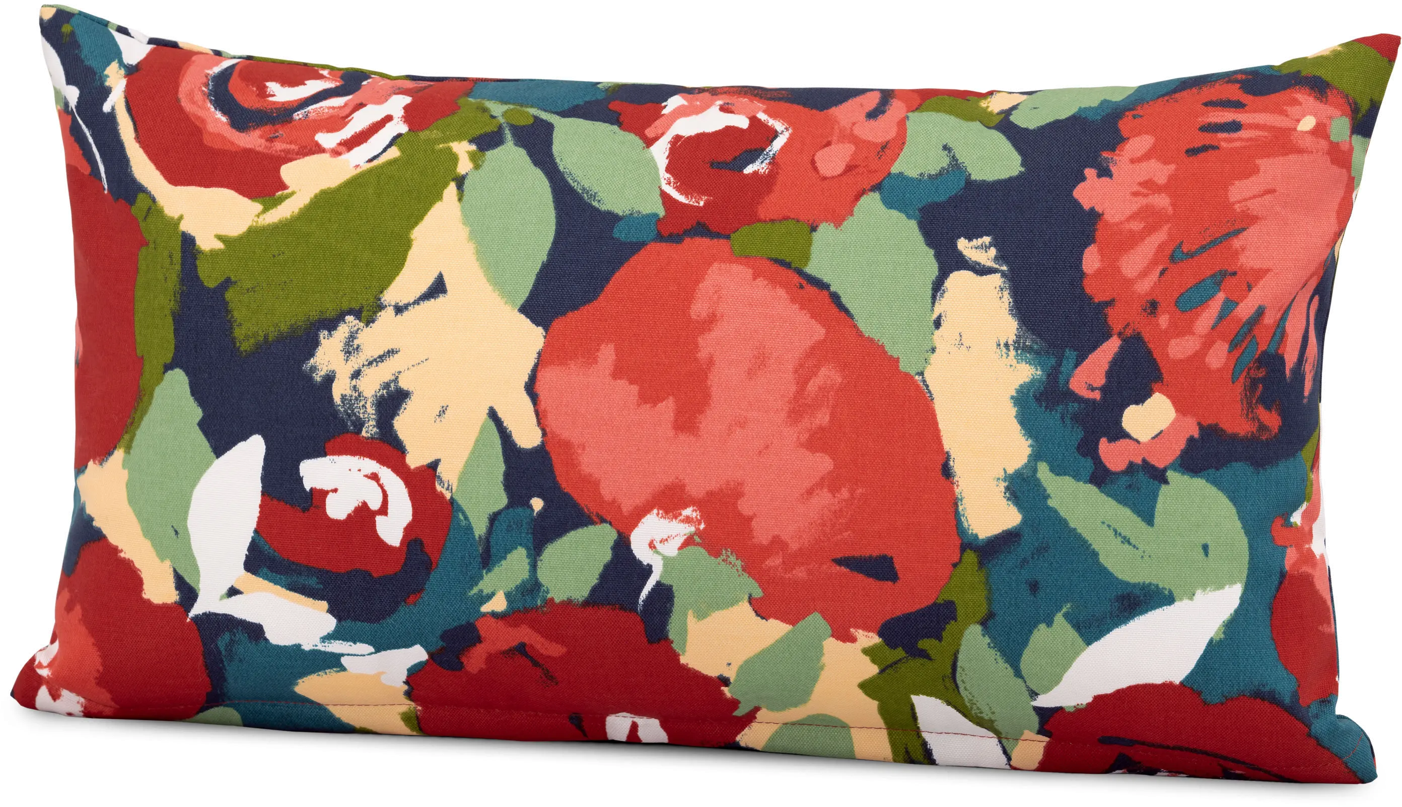 Lakeside Garden Floral Lumbar Pillow-1