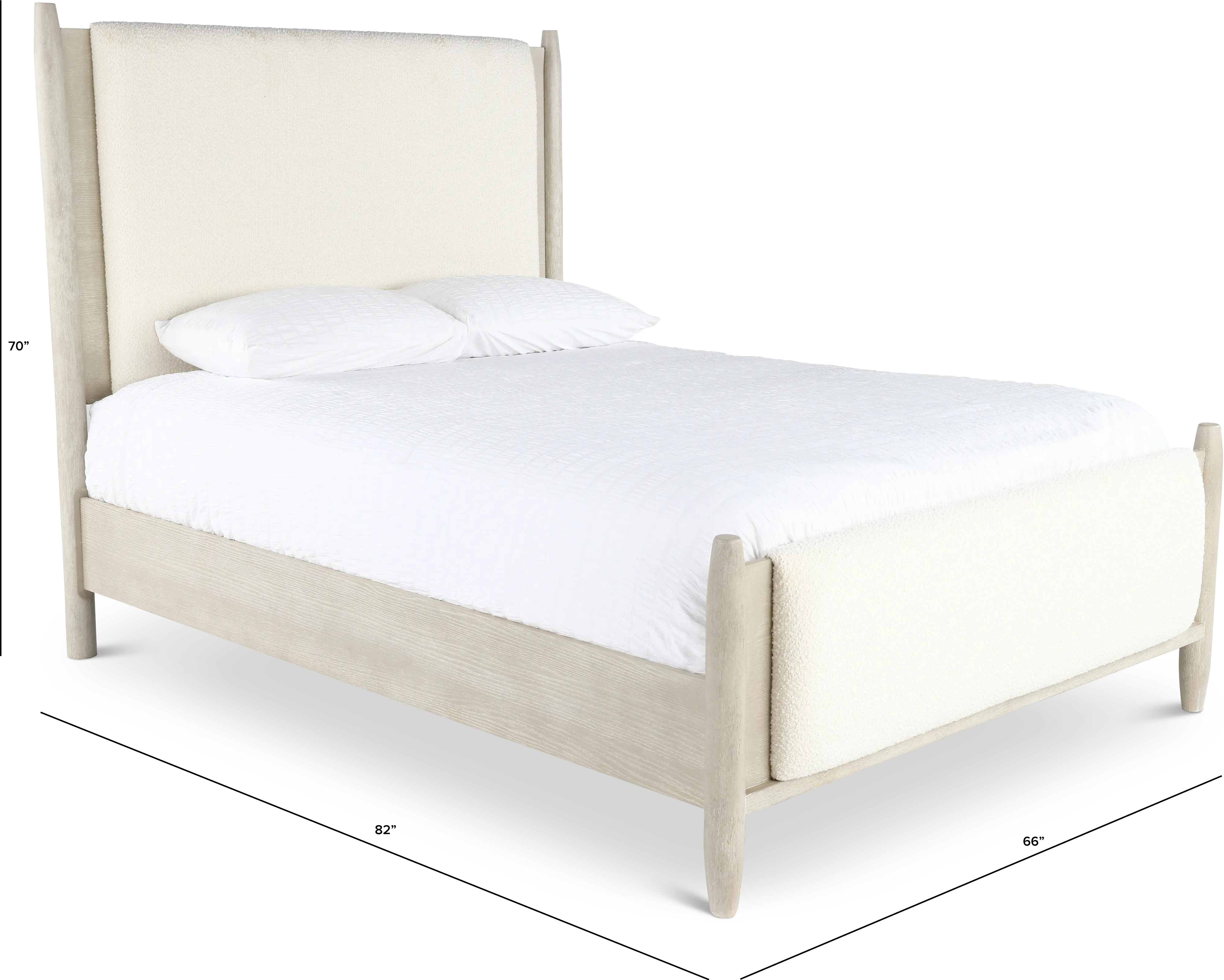 Coastal Farmhouse Gray Queen Bed-3