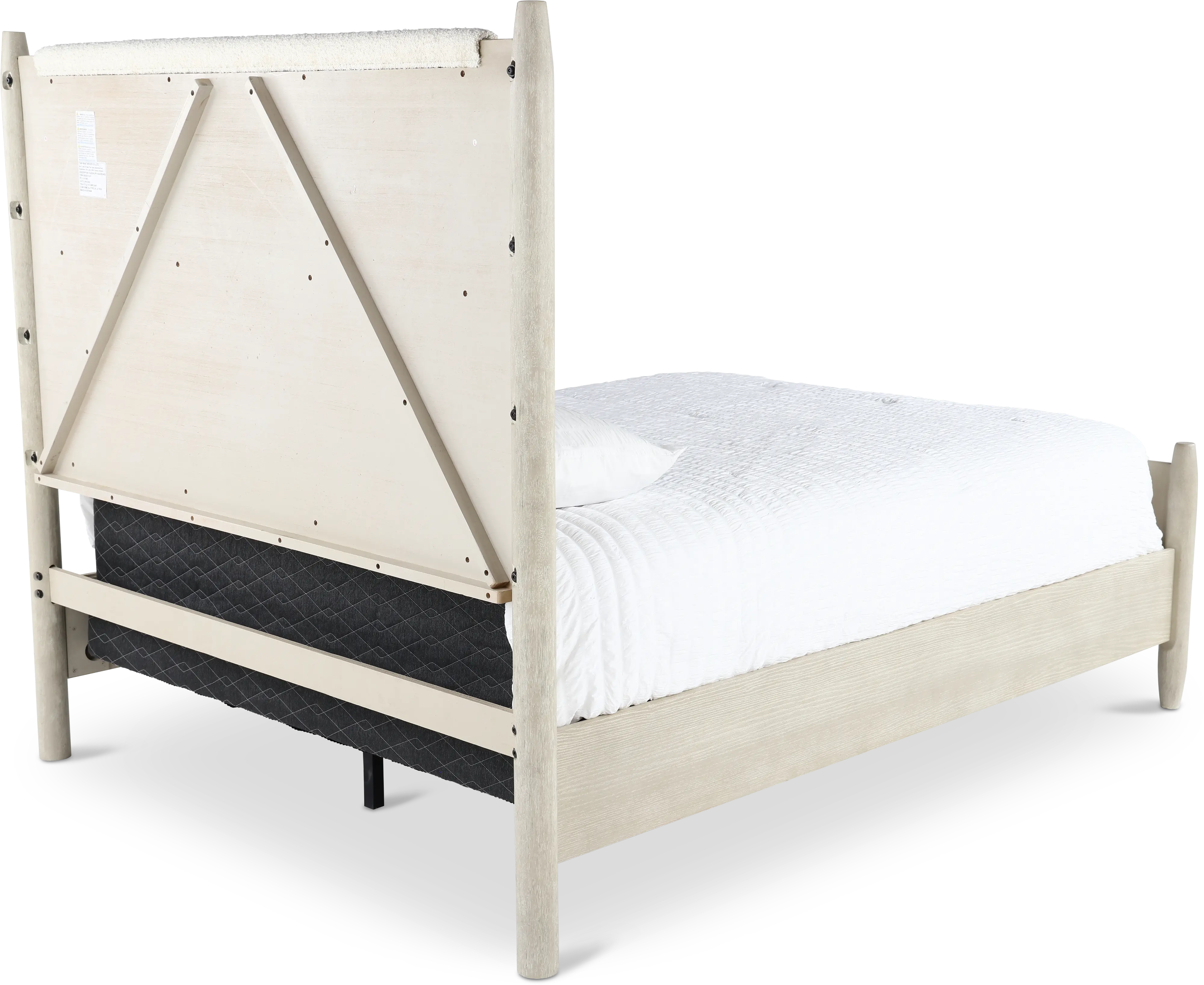 Coastal Farmhouse Gray Queen Bed-7