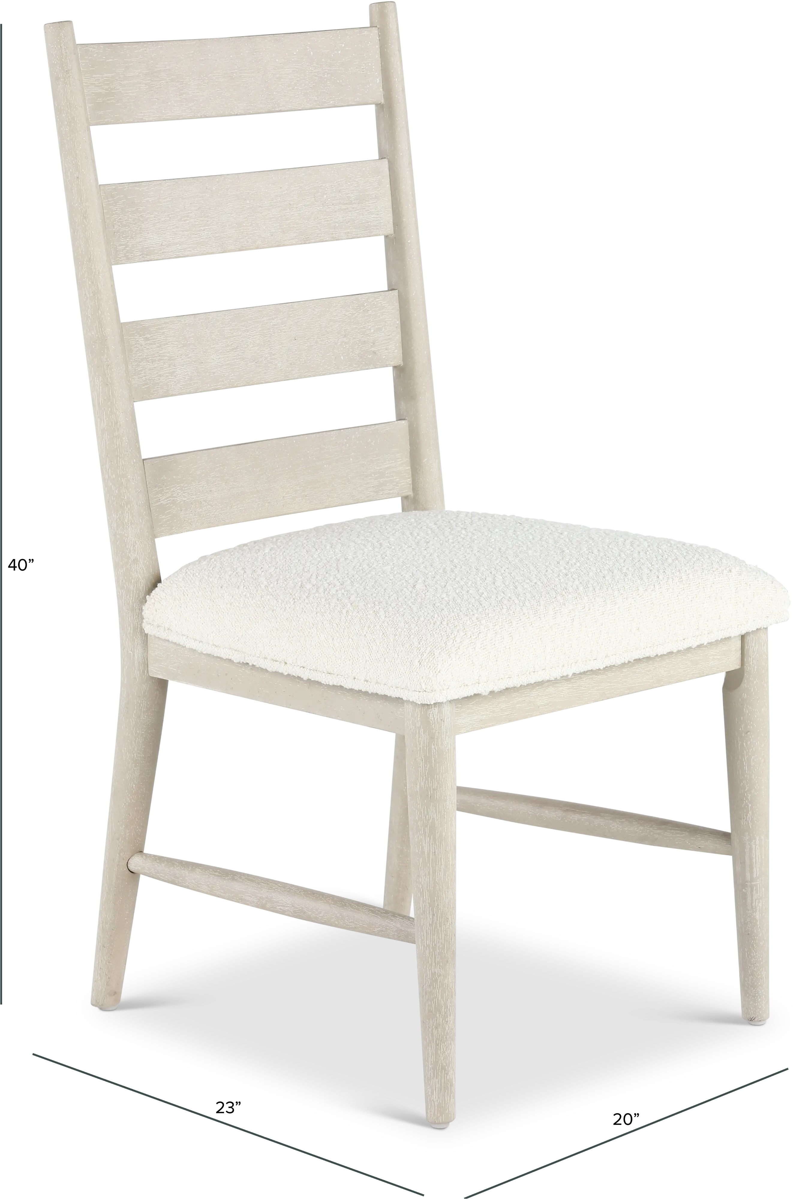 Coastal Farmhouse Gray Dining Chair-3