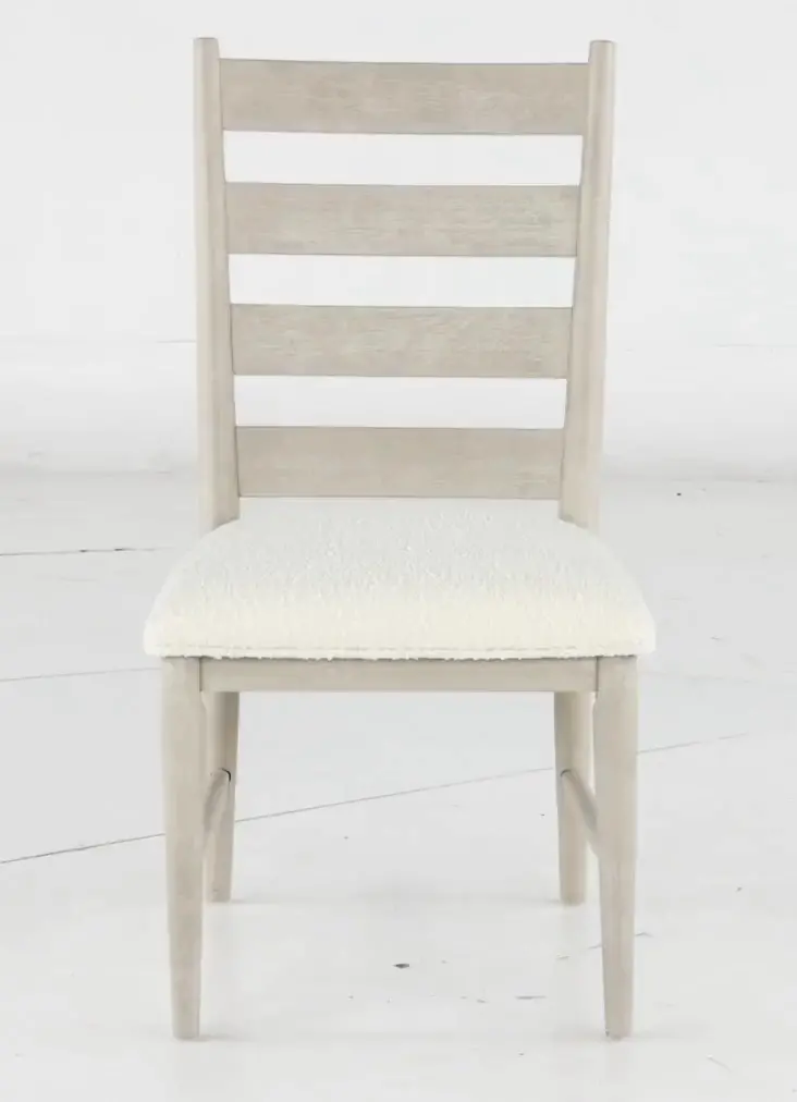 Coastal Farmhouse Gray Dining Chair-5