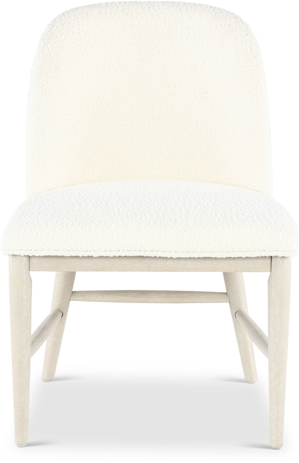 Coastal Farmhouse Gray Upholstered Dining Chair