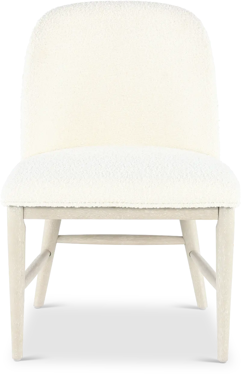 Coastal Farmhouse Gray Upholstered Dining Chair