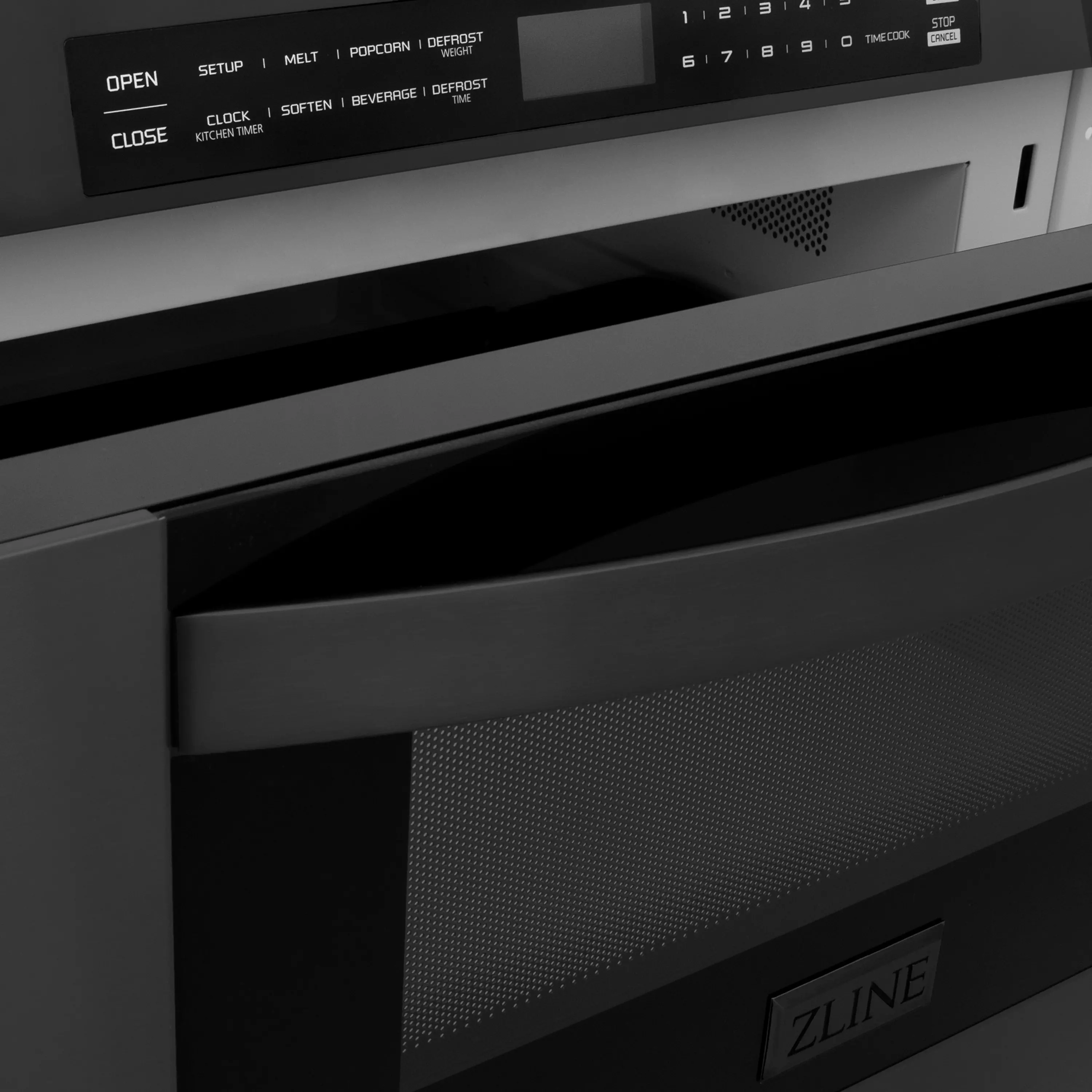 MWD-1-BS ZLINE 1.2 cu ft Built In Microwave Drawer - Black Stainless Steel-2