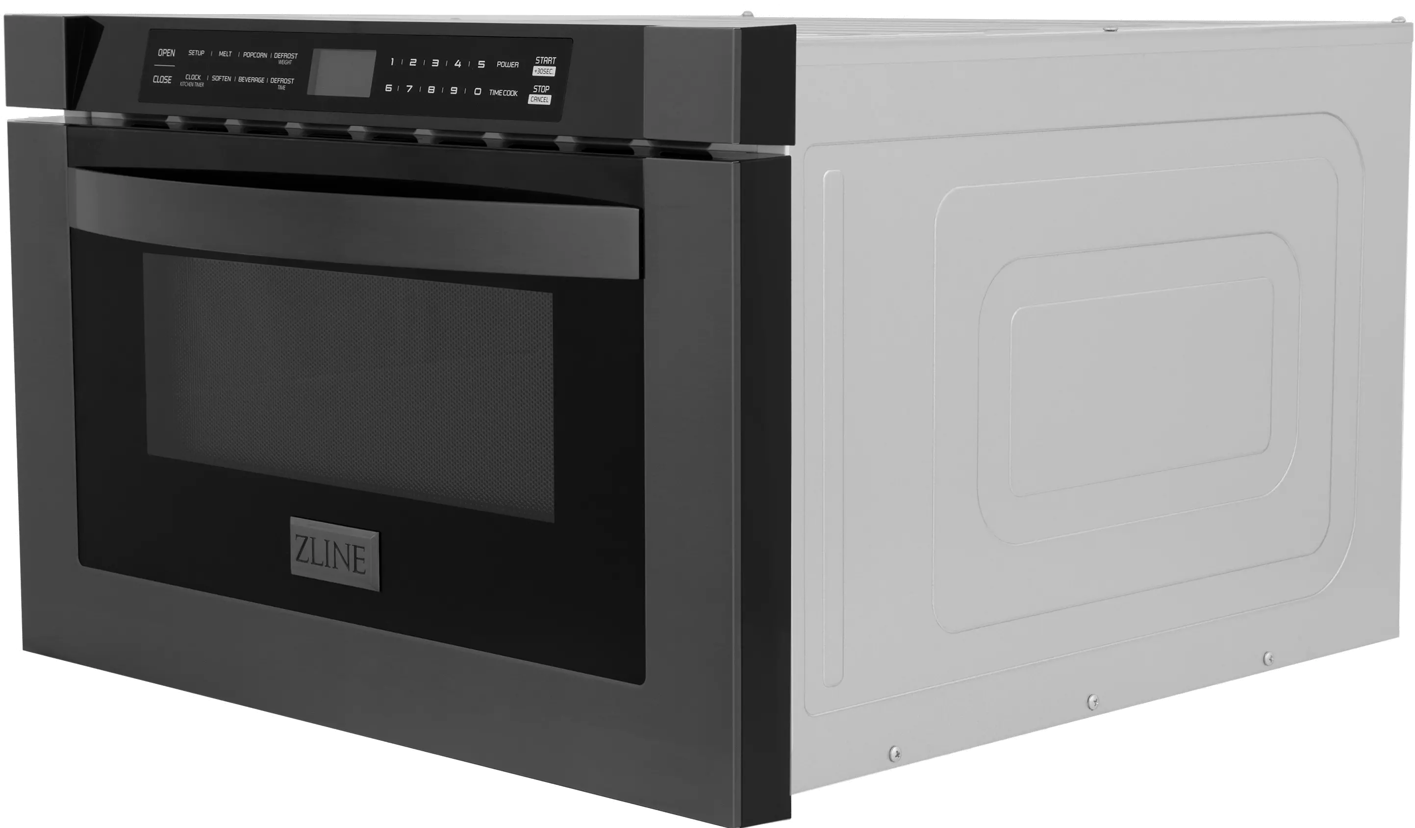 MWD-1-BS ZLINE 1.2 cu ft Built In Microwave Drawer - Black Stainless Steel-7