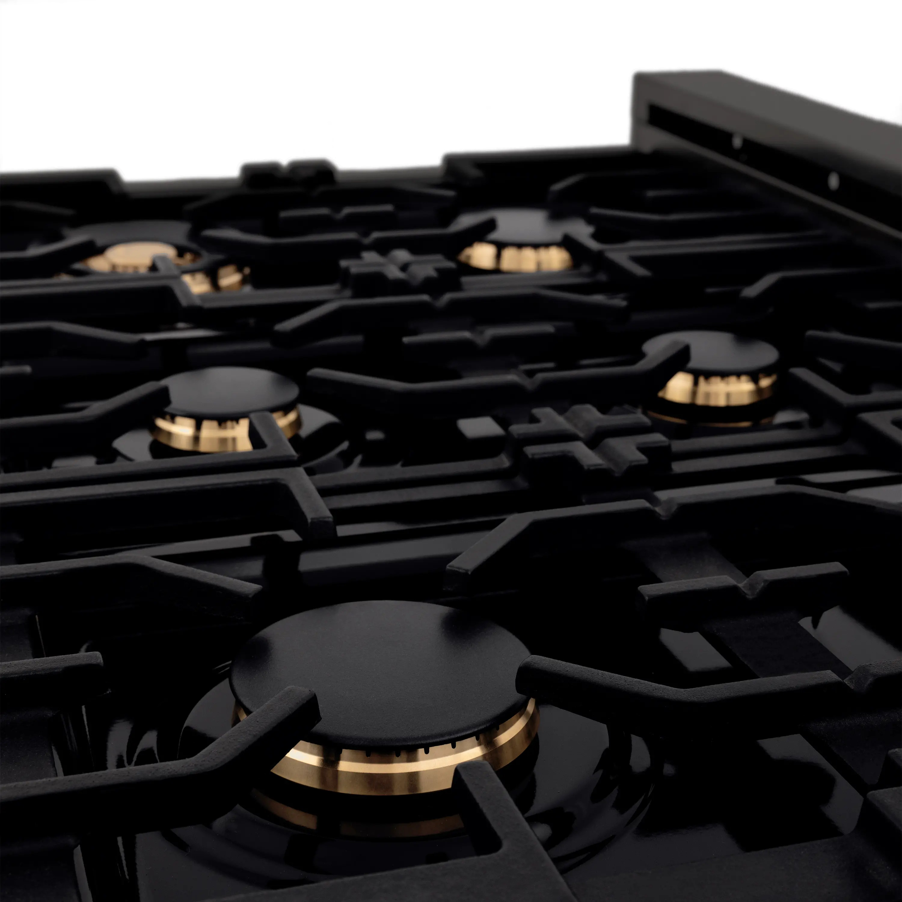 RTBZ-36-CB ZLINE Gas Cooktop - Black Stainless Steel, Brass 36 Inch-8
