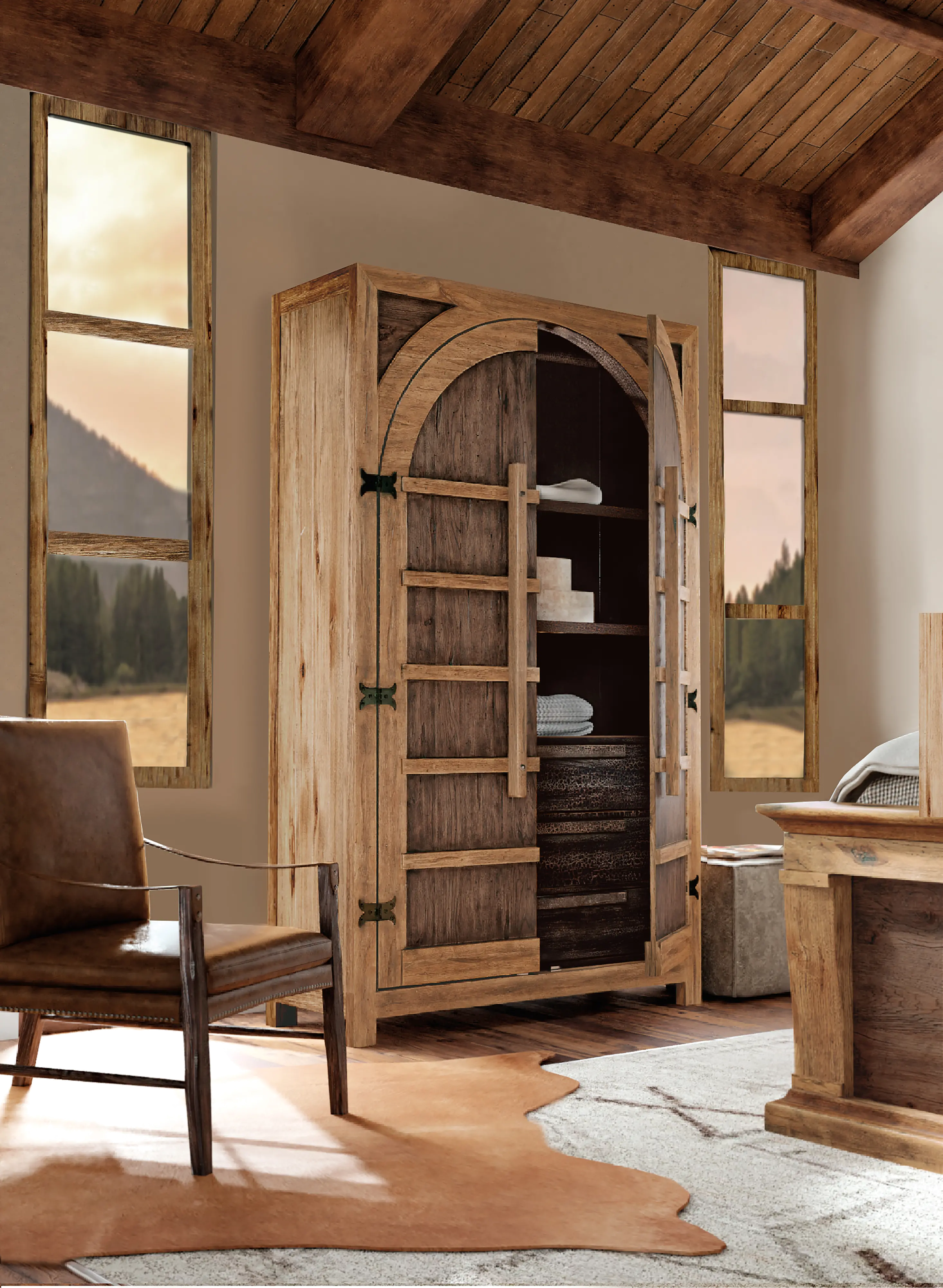 6700-90013-80 Big Sky Natural Armoire-5