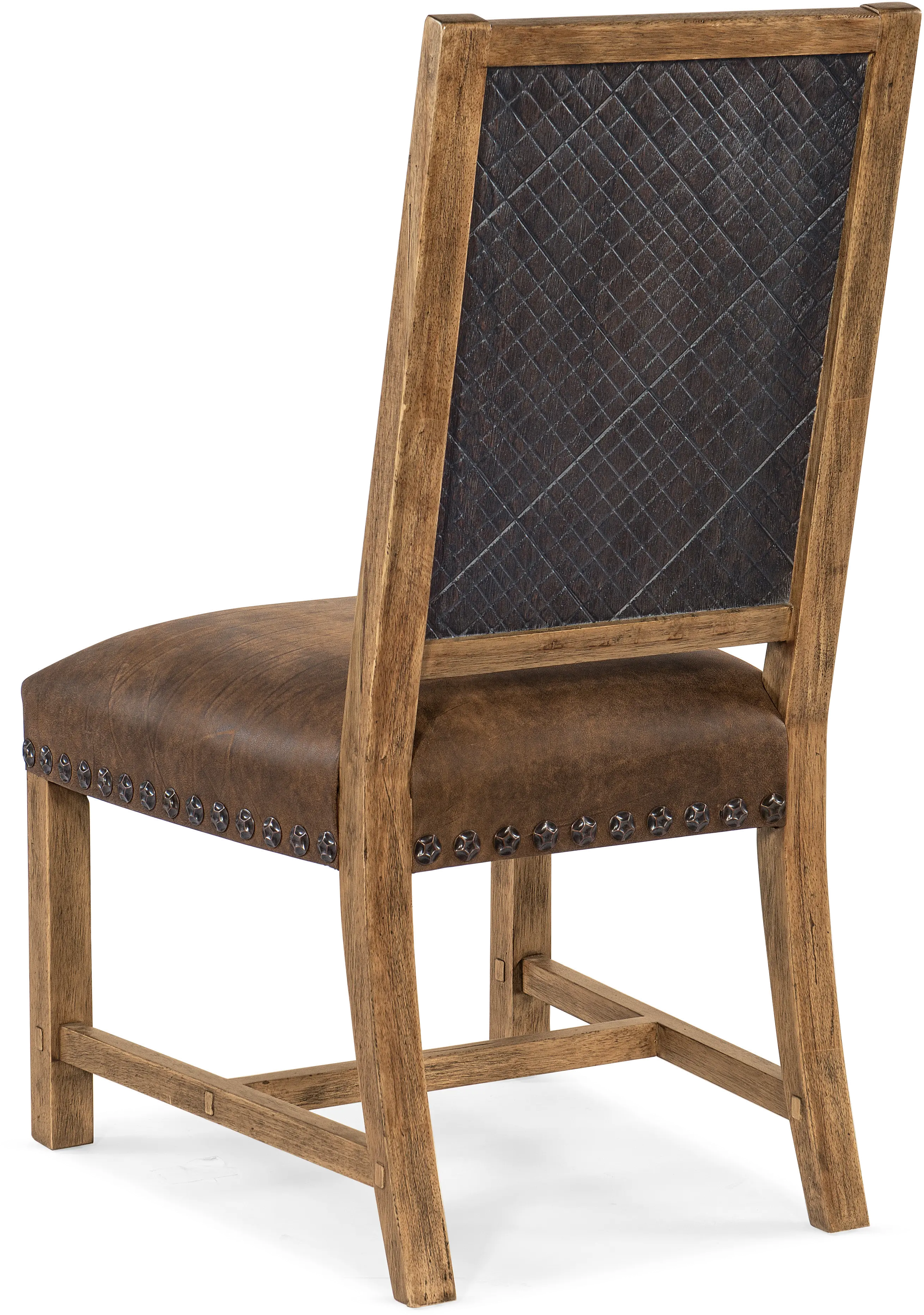 6700-75310-80 Big Sky Brown Leather Dining Room Chair-2