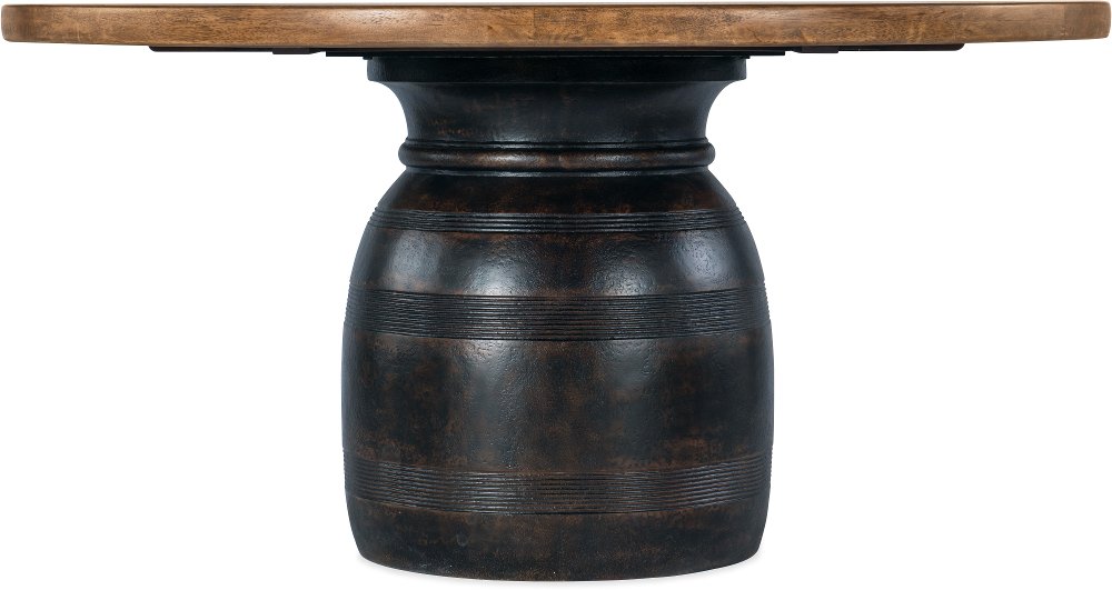 Big Sky Black Round Dining Room Table