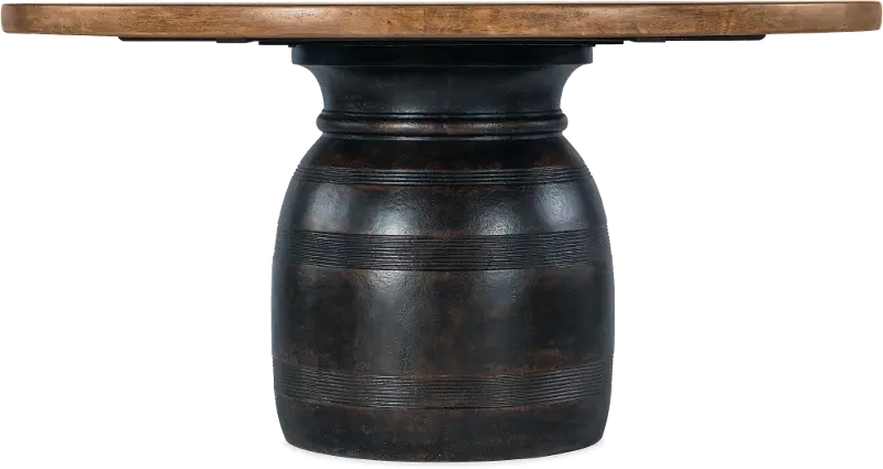 Big Sky Black Round Dining Room Table
